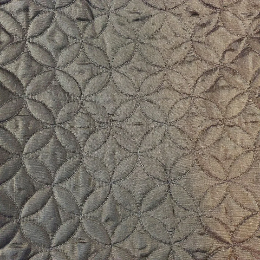 Noble Excellence Silk Blend Euro 2 Pillowcases Zip Brown 26x26‎